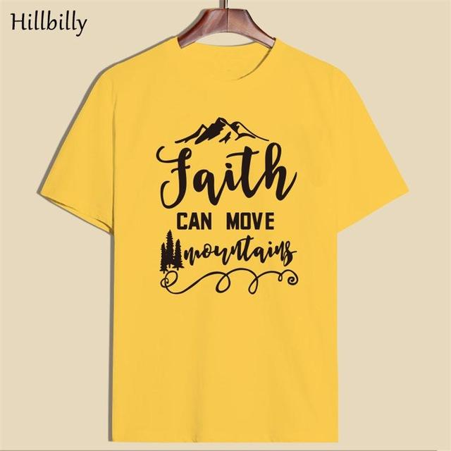 Faith Can Move Mountains Women's Shirt