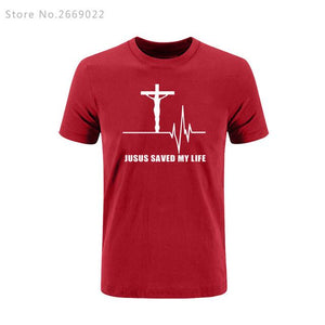 Jesus Saved My Life Men's T-Shirt