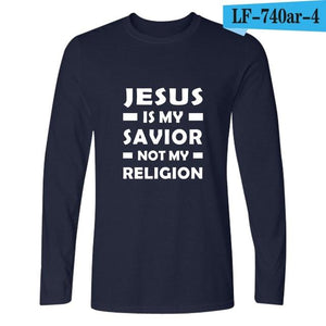 I Love Jesus Long Sleeve Men's Shirt