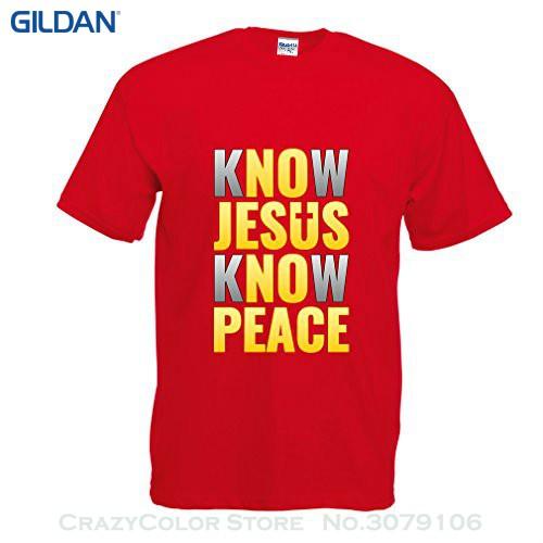 Know Jesus, Know Peace Men's T-Shirt